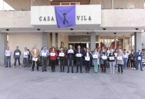 Minuto de silencio victimas violencia machista_mislata
