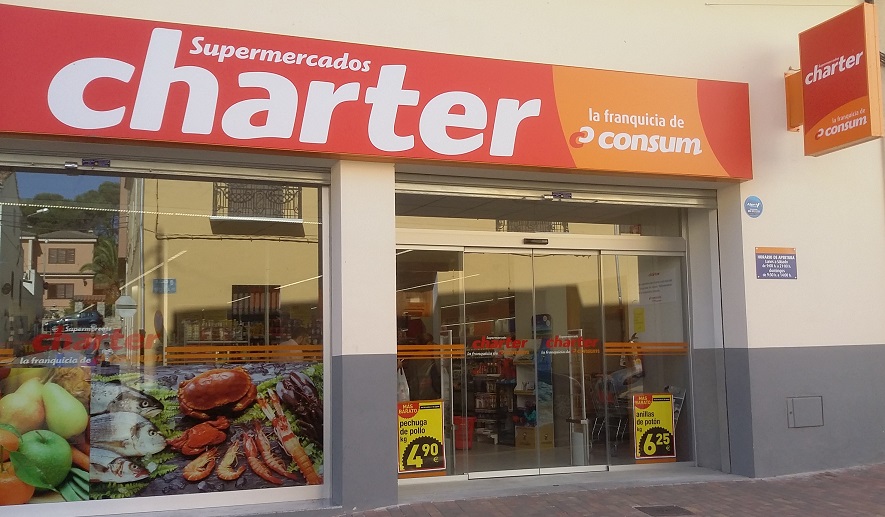 Charter, la franquicia de Consum, abre 15 supermercados durante el