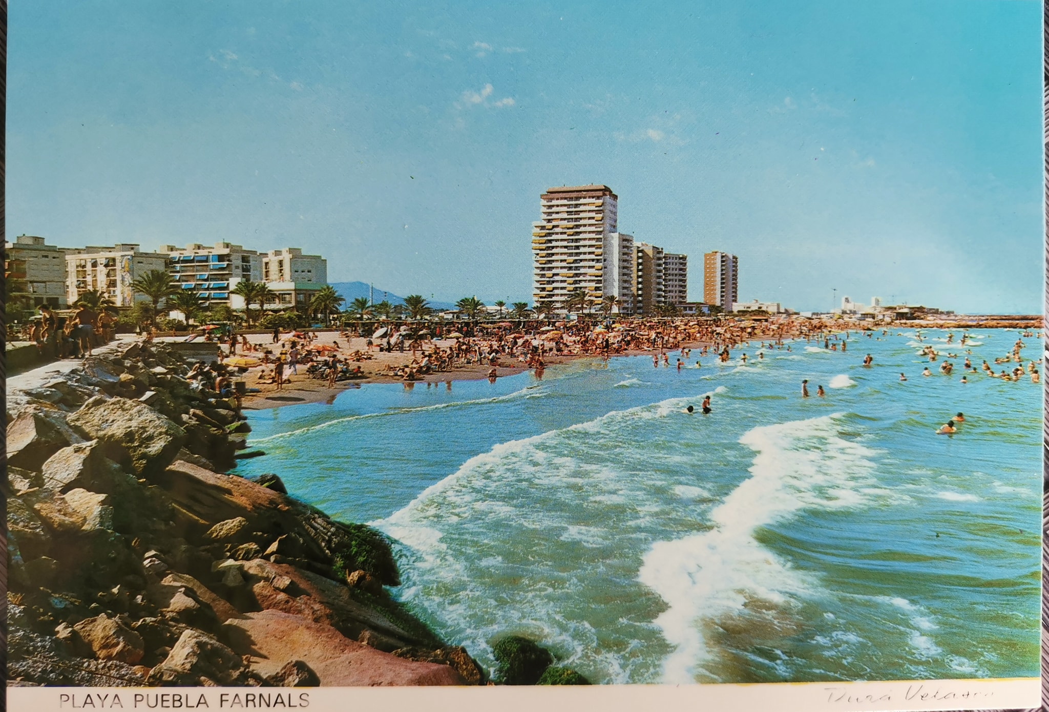Playa Norte de La Pobla de Farnals límite con El Puig