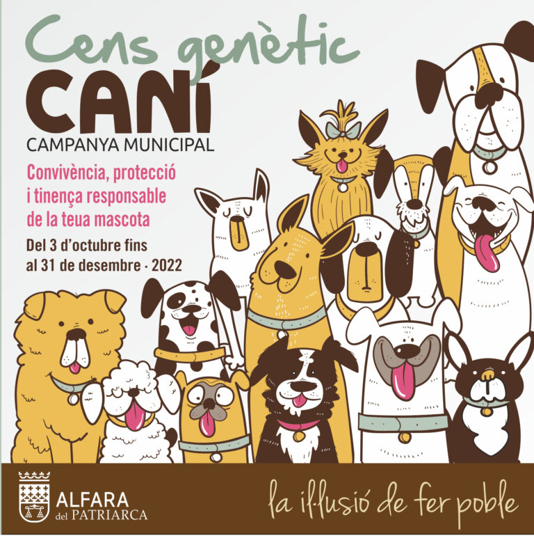 Alfara del Patriarca crea un registre censal caní municipal per facilitar la protecció i tinença responsable de les mascotes