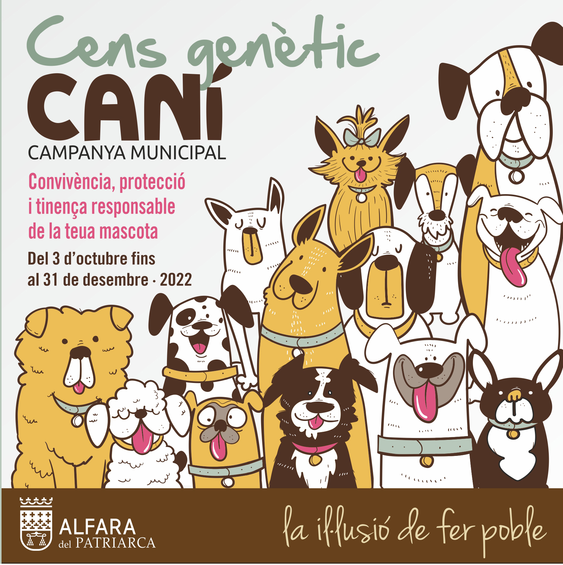 Alfara del Patriarca crea un registre censal caní municipal per facilitar la protecció i tinença responsable de les mascotes